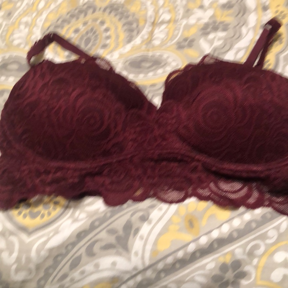 Pink Victoria Secret lace bralette